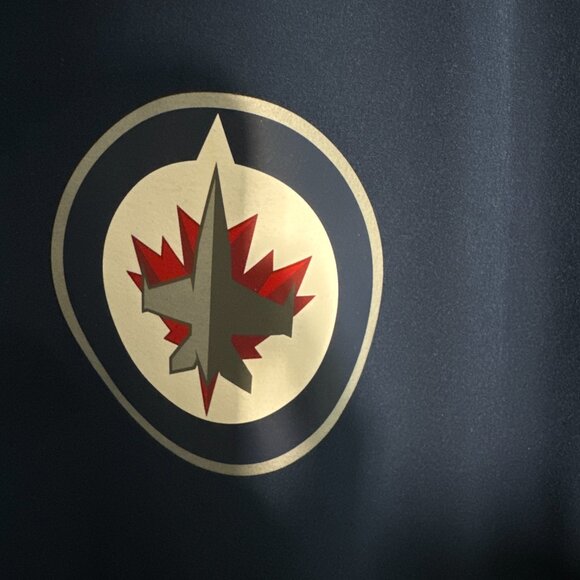 Fanatics Edmonton Oilers Hooded Jacket Blue Reflective Authentic Pro Hockey M - Picture 5 of 7